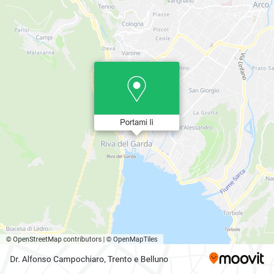 Mappa Dr. Alfonso Campochiaro