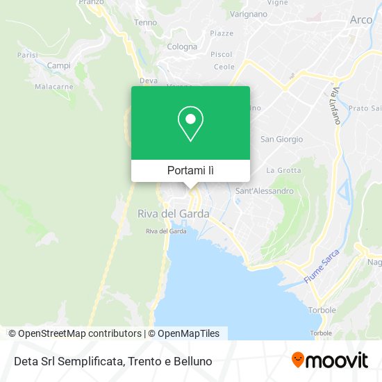 Mappa Deta Srl Semplificata