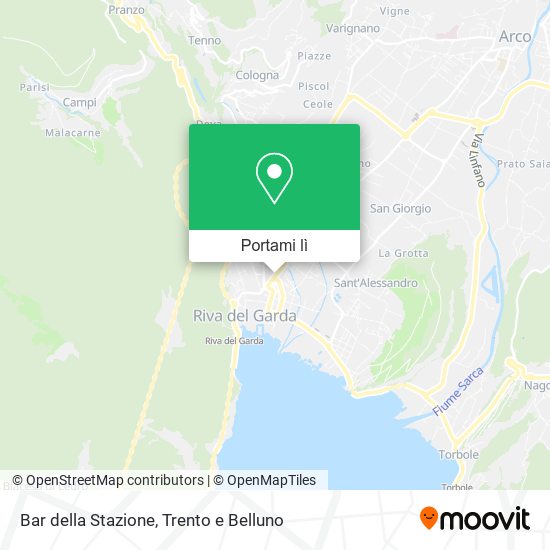 Mappa Bar della Stazione
