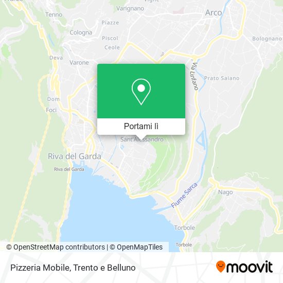 Mappa Pizzeria Mobile