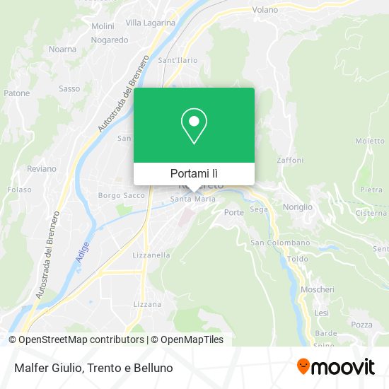 Mappa Malfer Giulio