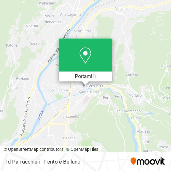 Mappa Id Parrucchieri