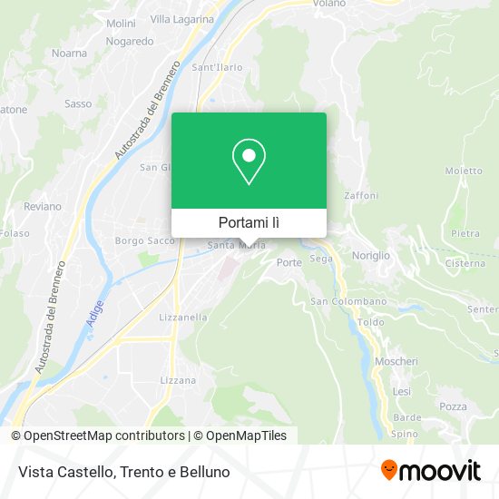 Mappa Vista Castello