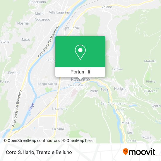 Mappa Coro S. Ilario