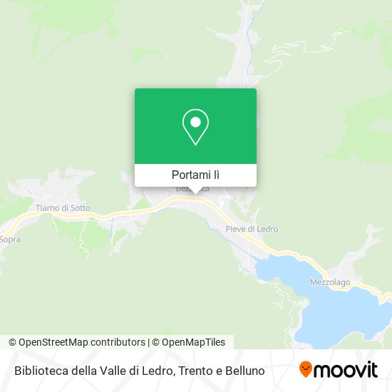 Mappa Biblioteca della Valle di Ledro