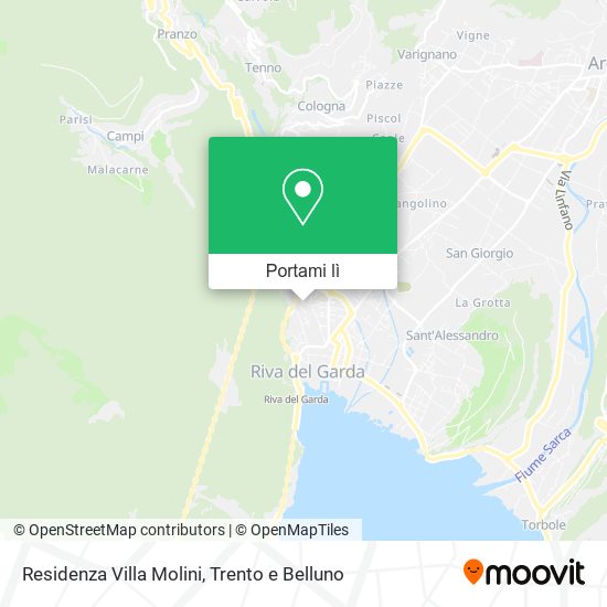 Mappa Residenza Villa Molini