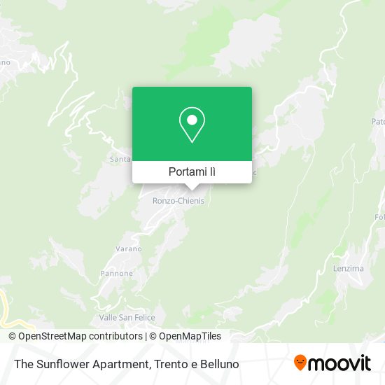 Mappa The Sunflower Apartment