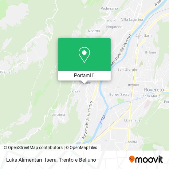 Mappa Luka Alimentari -Isera