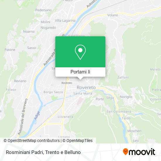 Mappa Rosminiani Padri