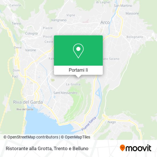 Mappa Ristorante alla Grotta