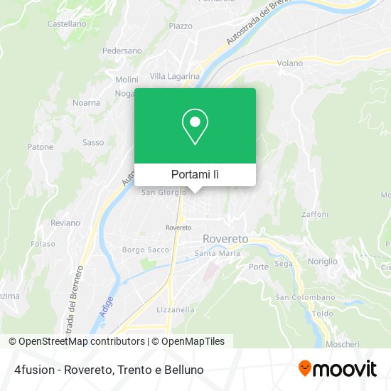 Mappa 4fusion - Rovereto