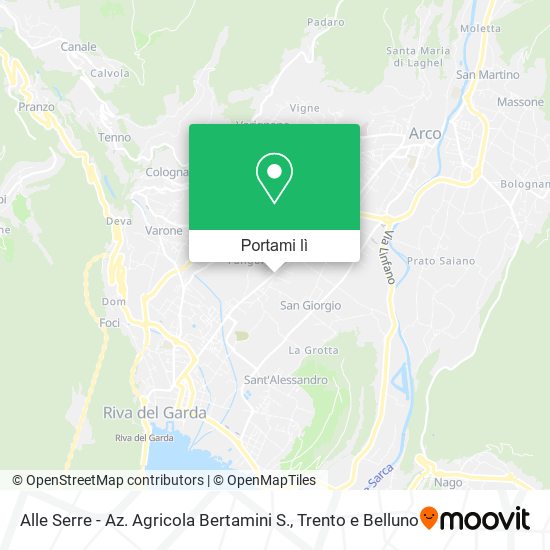 Mappa Alle Serre - Az. Agricola Bertamini S.