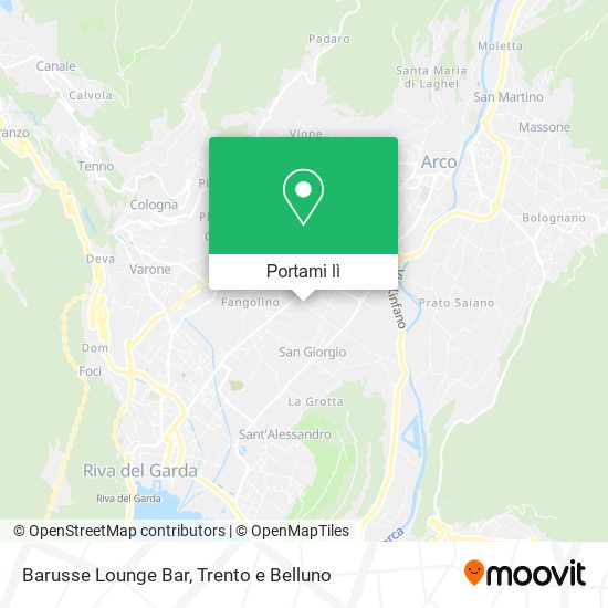Mappa Barusse Lounge Bar