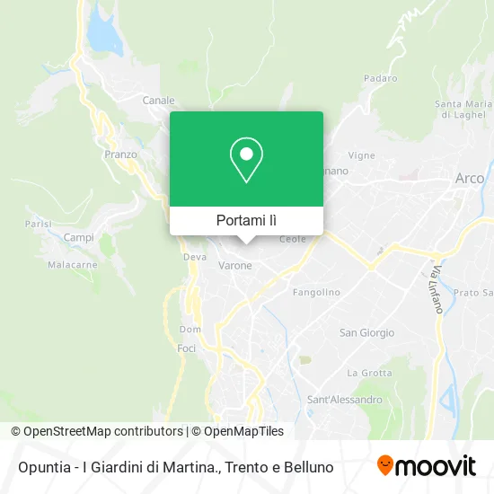 Mappa Opuntia - I Giardini di Martina.