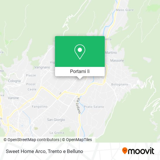 Mappa Sweet Home Arco
