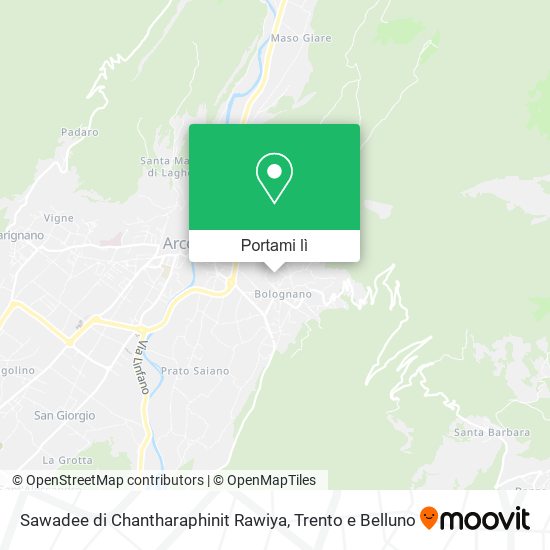 Mappa Sawadee di Chantharaphinit Rawiya