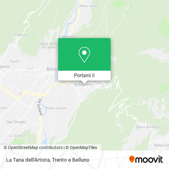 Mappa La Tana dell'Artista