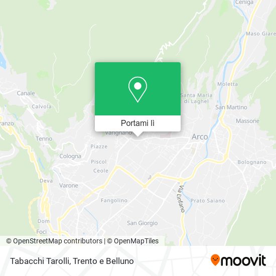Mappa Tabacchi Tarolli