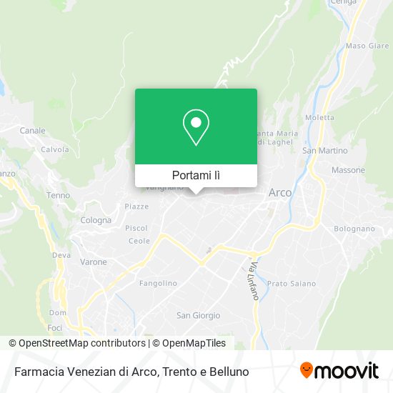 Mappa Farmacia Venezian di Arco