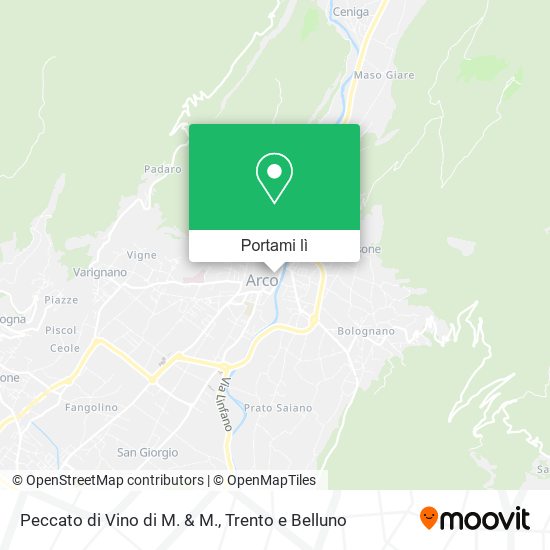 Mappa Peccato di Vino di M. & M.