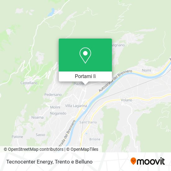 Mappa Tecnocenter Energy