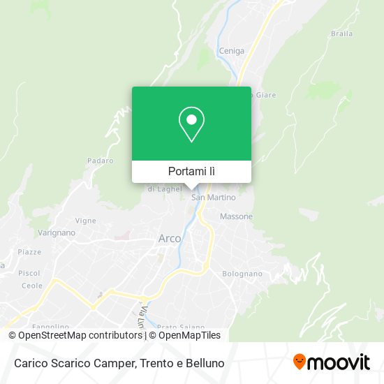 Mappa Carico Scarico Camper