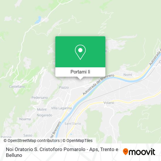Mappa Noi Oratorio S. Cristoforo Pomarolo - Aps