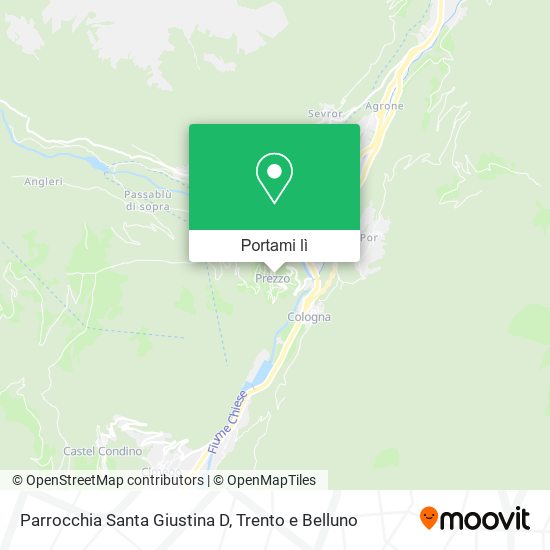 Mappa Parrocchia Santa Giustina D