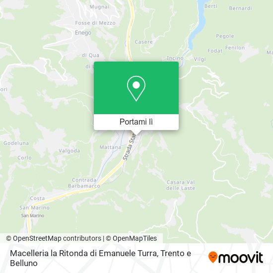 Mappa Macelleria la Ritonda di Emanuele Turra