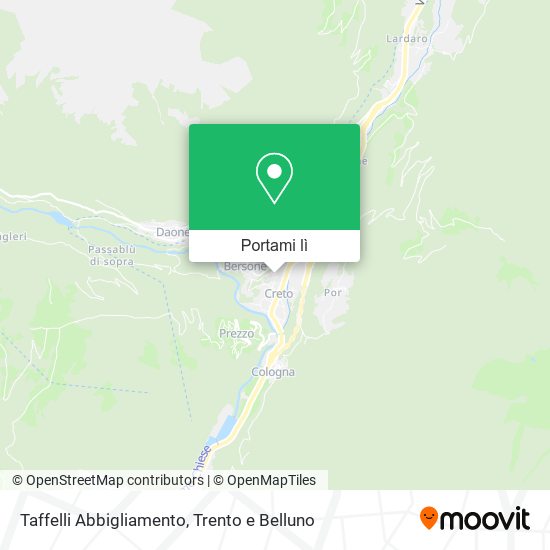 Mappa Taffelli Abbigliamento