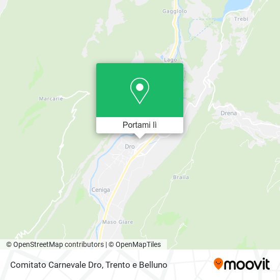 Mappa Comitato Carnevale Dro