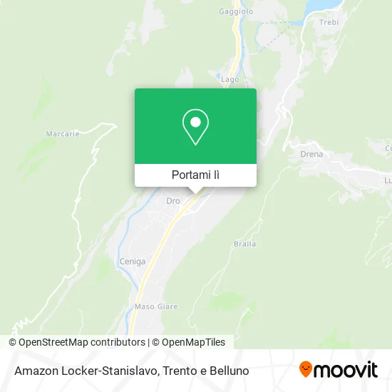 Mappa Amazon Locker-Stanislavo