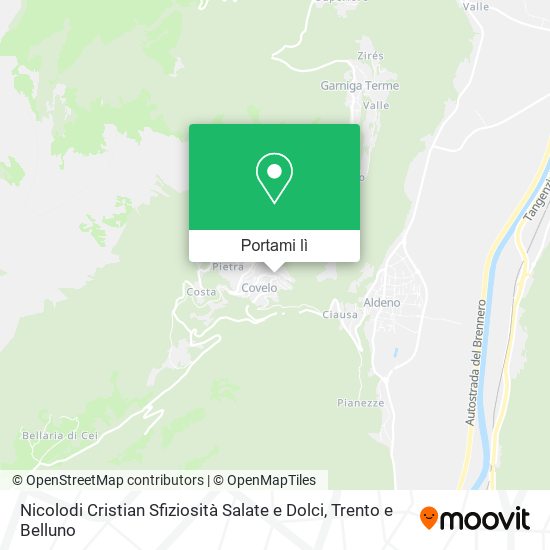 Mappa Nicolodi Cristian Sfiziosità Salate e Dolci