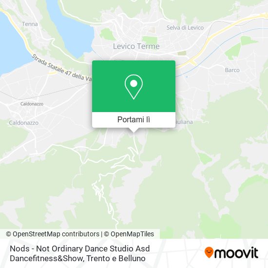 Mappa Nods - Not Ordinary Dance Studio Asd Dancefitness&Show