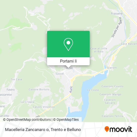 Mappa Macelleria Zancanaro o