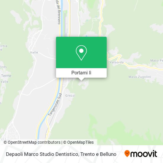 Mappa Depaoli Marco Studio Dentistico