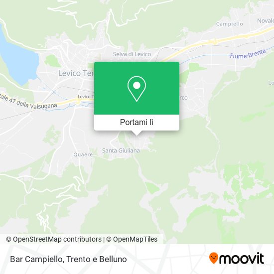 Mappa Bar Campiello