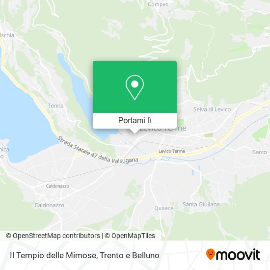 Mappa Il Tempio delle Mimose
