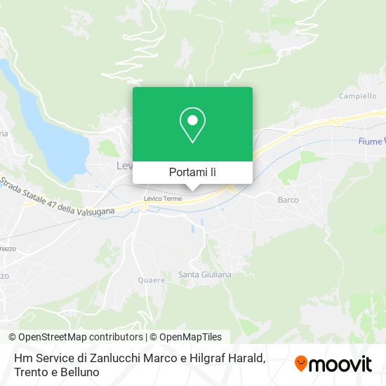 Mappa Hm Service di Zanlucchi Marco e Hilgraf Harald