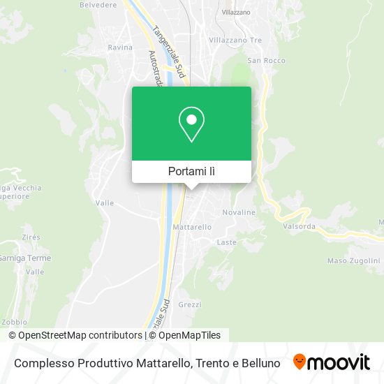 Mappa Complesso Produttivo Mattarello
