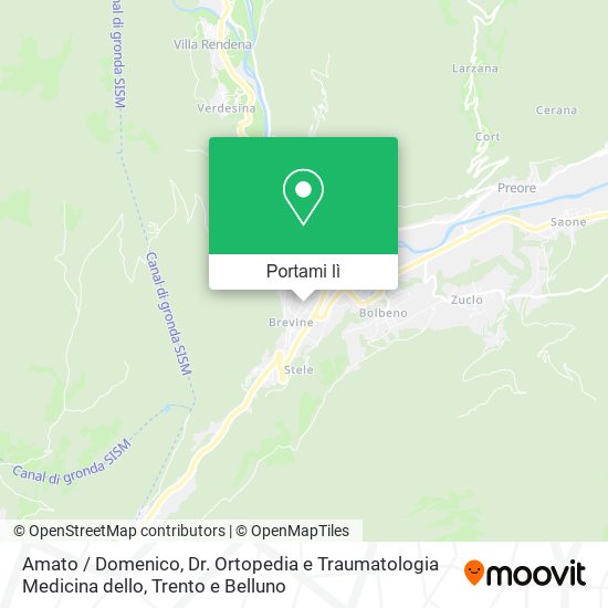 Mappa Amato / Domenico, Dr. Ortopedia e Traumatologia Medicina dello