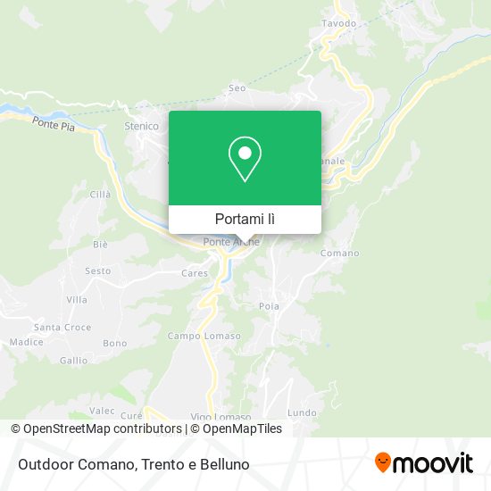 Mappa Outdoor Comano