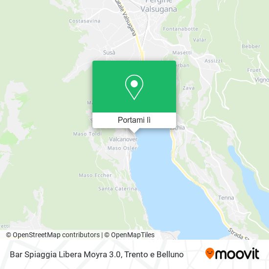 Mappa Bar Spiaggia Libera Moyra 3.0