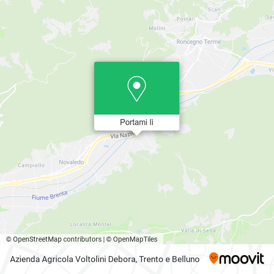 Mappa Azienda Agricola Voltolini Debora