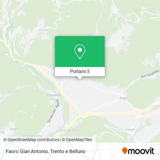 Mappa Faoro Gian Antonio