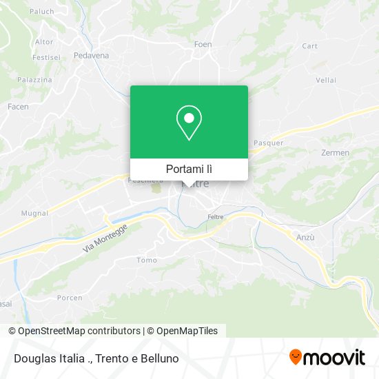 Mappa Douglas Italia .