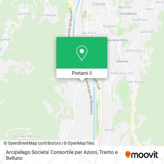 Mappa Arcipelago Societa' Consortile per Azioni