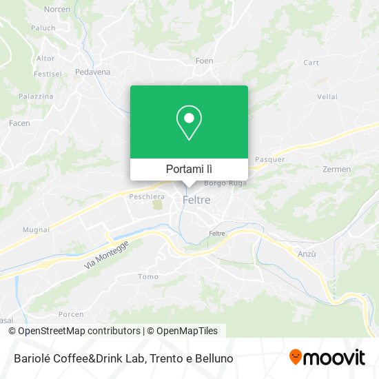 Mappa Bariolé Coffee&Drink Lab