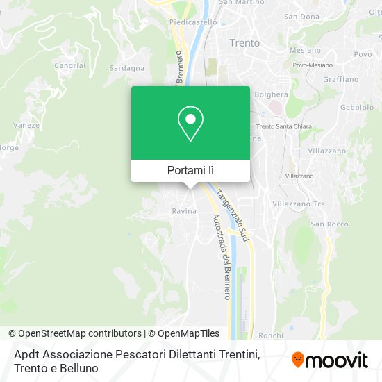 Mappa Apdt Associazione Pescatori Dilettanti Trentini