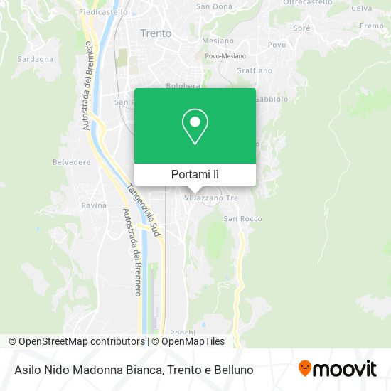 Mappa Asilo Nido Madonna Bianca